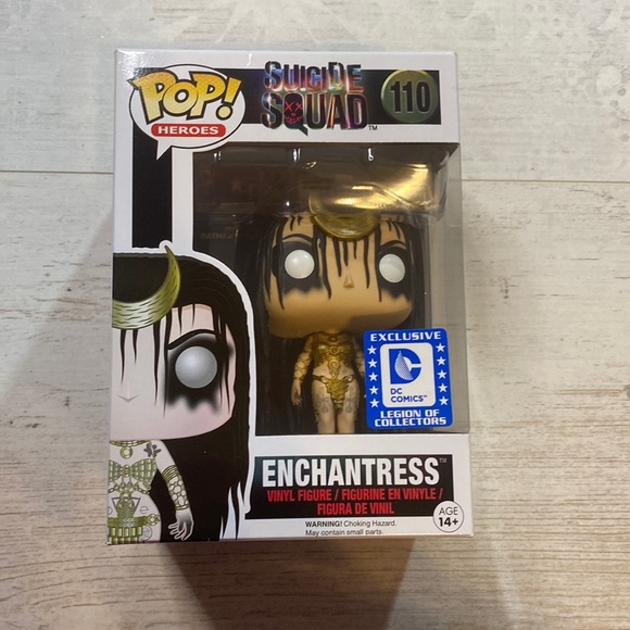 Funko Pop Enchantress #110 Suicide Squad DC Comics Exclusive Figure
